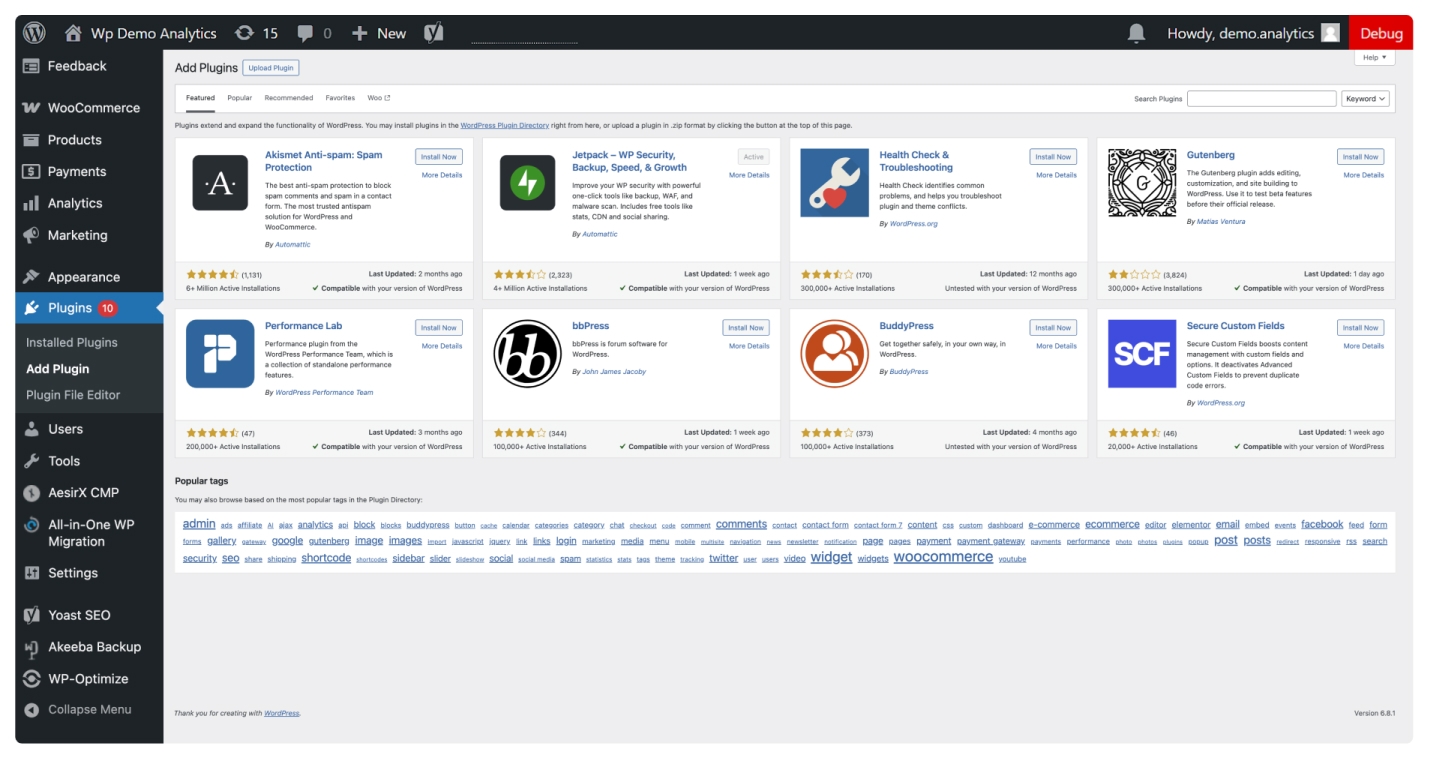 Step 1 Install and Activate AesirX CMP 1