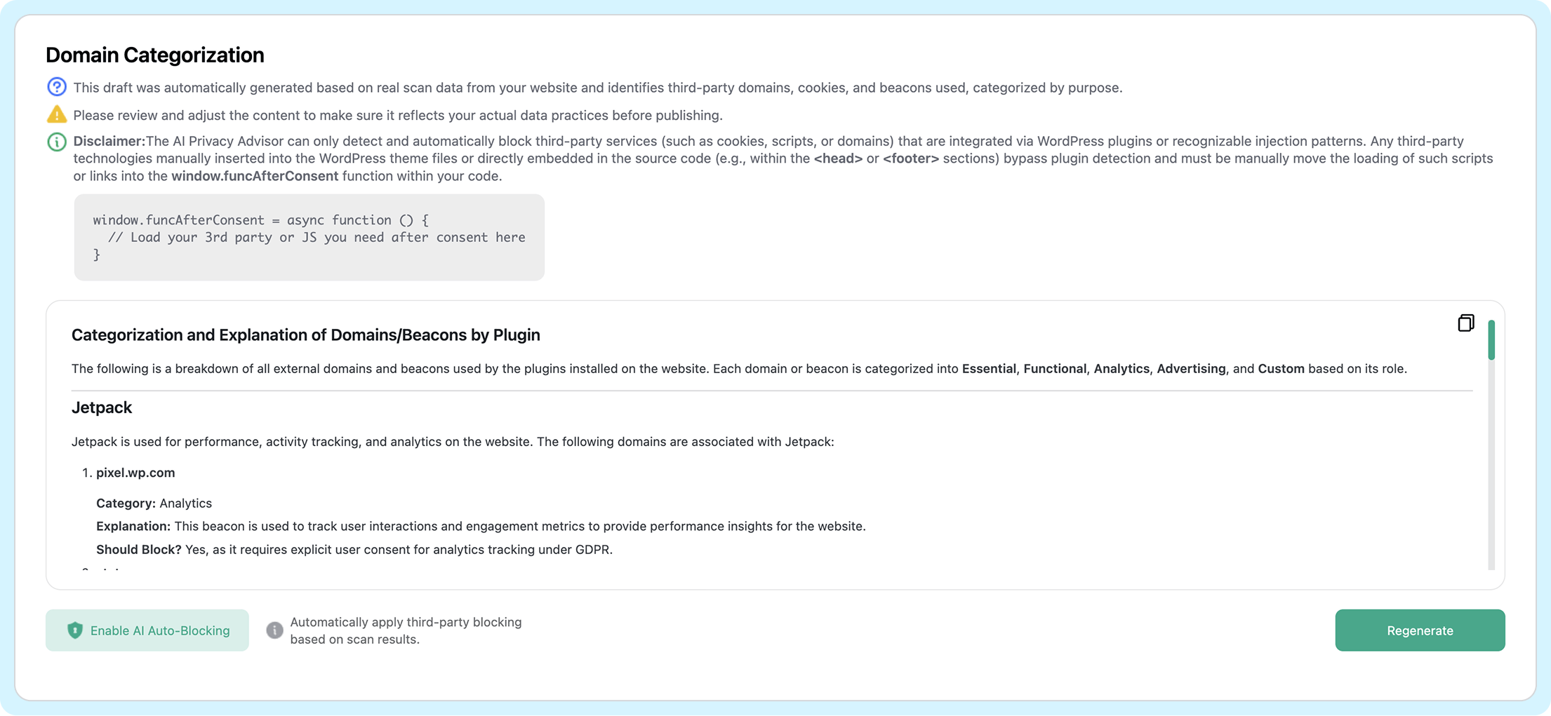 domain categorization