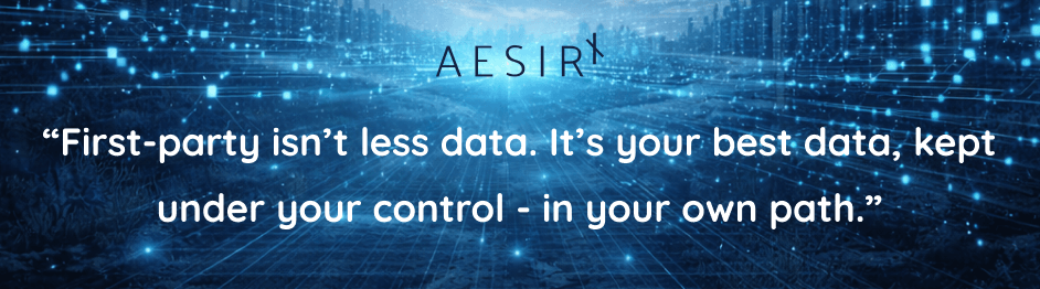 first party data means better data owned and controlled by you